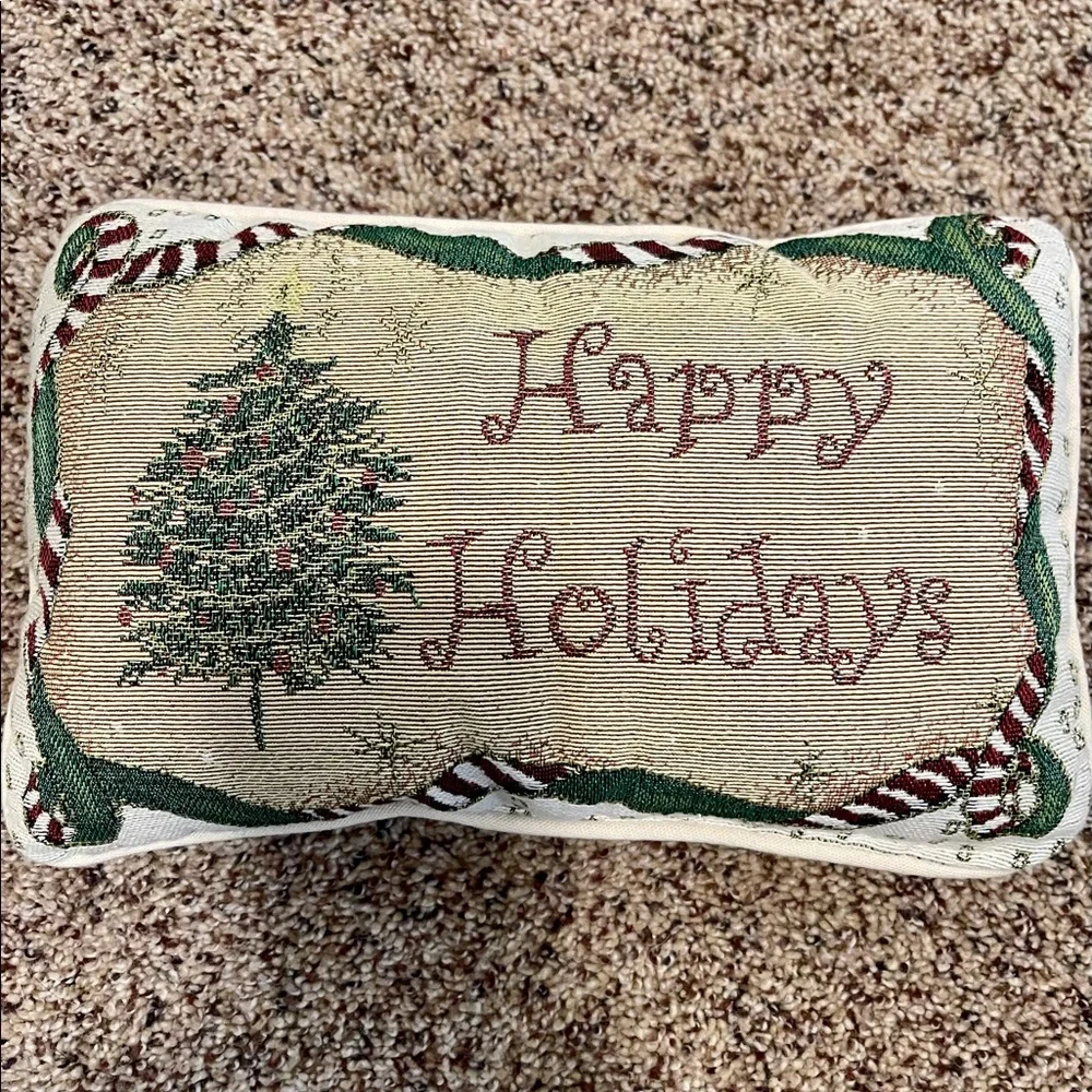 Christmas / Holiday Throw Pillow-12x7